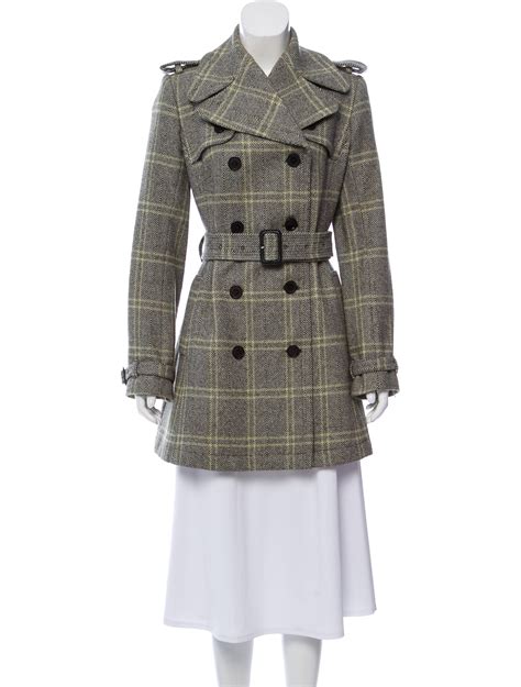 burberry plaid coat wool|burberry signature plaid women's coat.